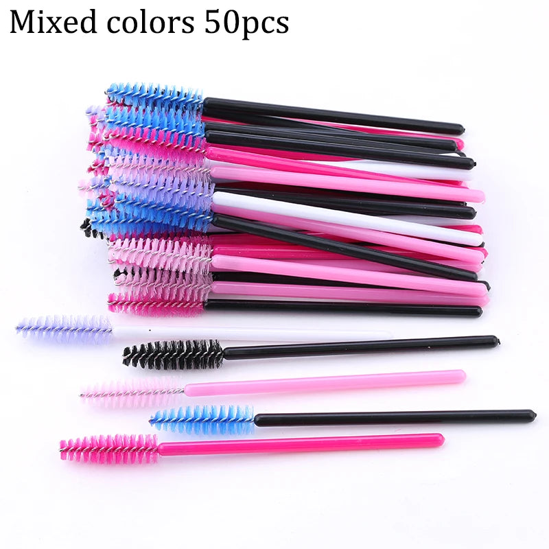 New Professional Eyebrow Brush Mascara Stick Wand Applicator Eye Lashes Extension Tool Cosmetic Brushes Set Beauty Makeup Tools