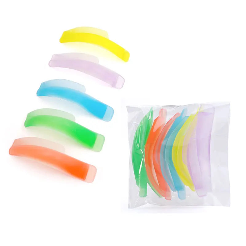 5Pairs Silicone Eyelash Perming Rod Shield lamination Pad Lash Lift Kit 3D Lashes Extension Curler Accessories Makeup Tools
