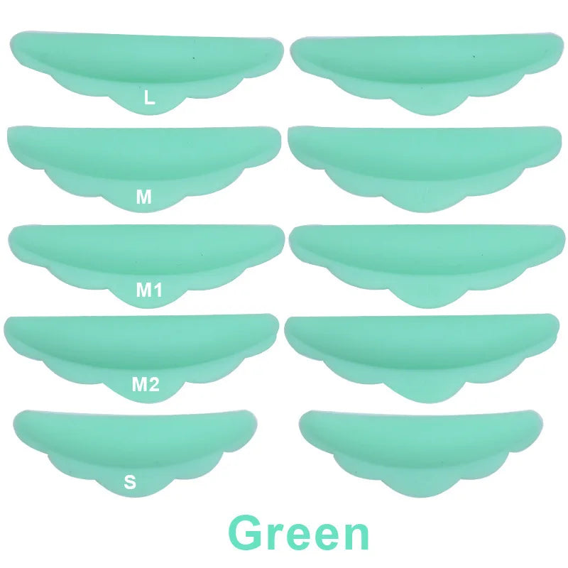 5Pairs Silicone Eyelash Perming Rod Shield lamination Pad Lash Lift Kit 3D Lashes Extension Curler Accessories Makeup Tools