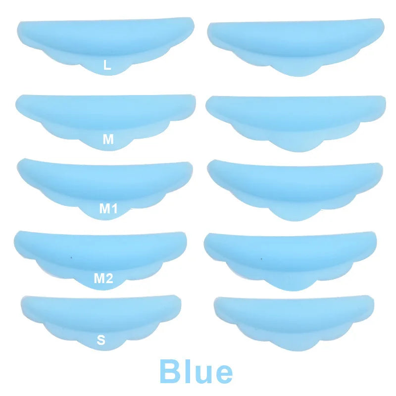 5Pairs Silicone Eyelash Perming Rod Shield lamination Pad Lash Lift Kit 3D Lashes Extension Curler Accessories Makeup Tools
