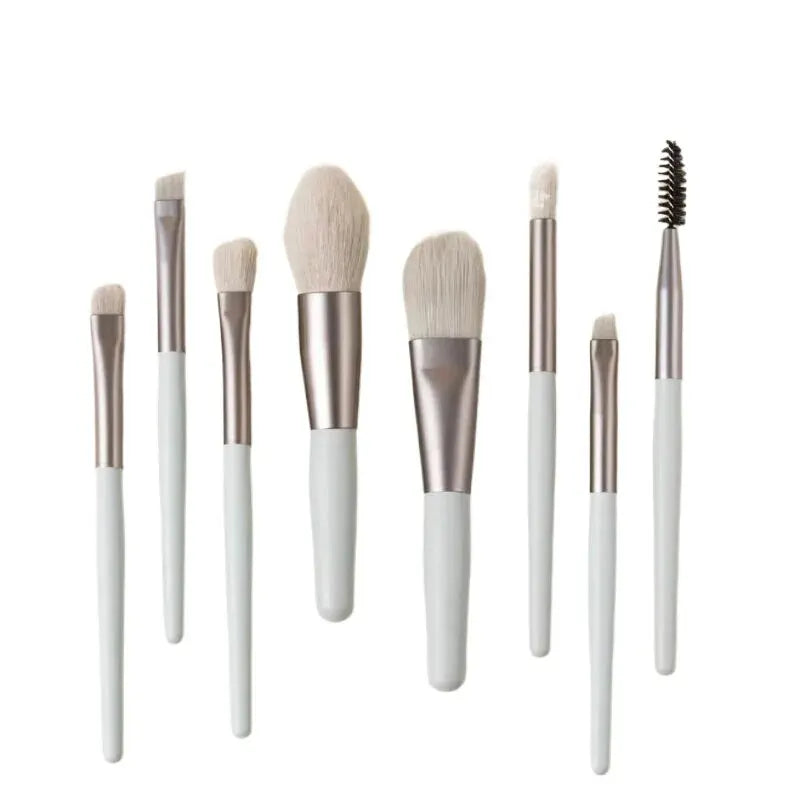 Makeup Brush Set Of 8 Portable Makeup Brushes Super Soft Hair Eyeshadow Brush Makeup Tools Do Not Eat Powder Beauty Brushes