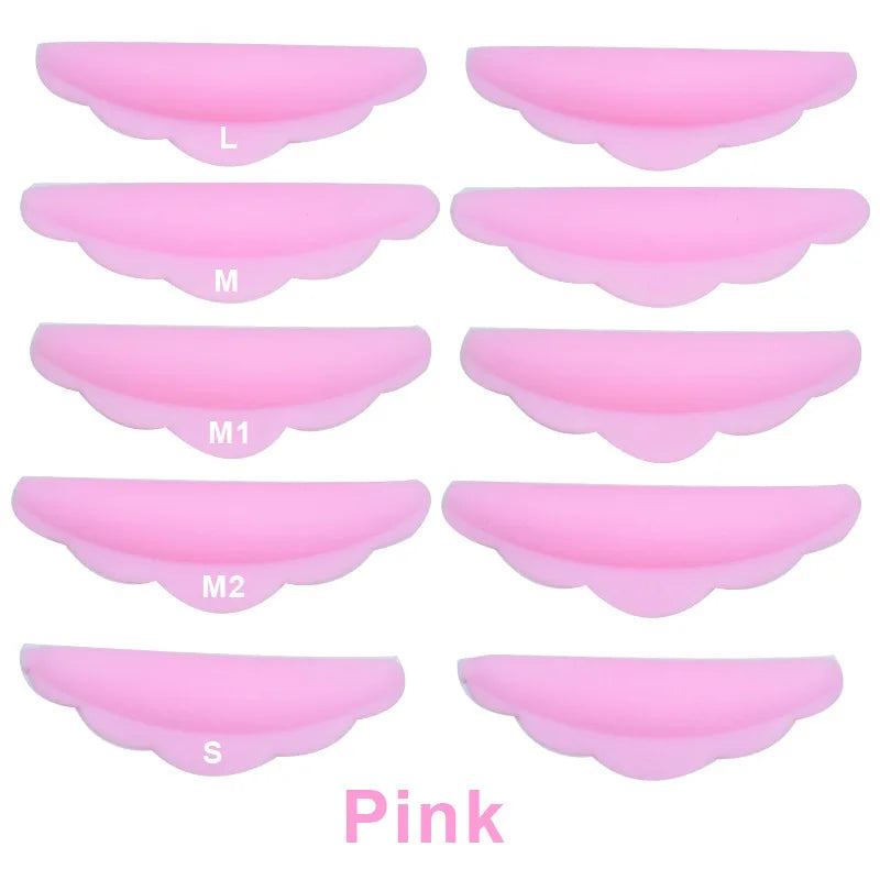 5Pairs Silicone Eyelash Perming Rod Shield lamination Pad Lash Lift Kit 3D Lashes Extension Curler Accessories Makeup Tools
