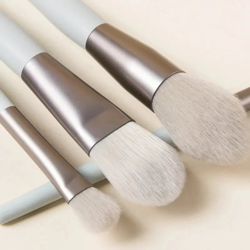Makeup Brush Set Of 8 Portable Makeup Brushes Super Soft Hair Eyeshadow Brush Makeup Tools Do Not Eat Powder Beauty Brushes