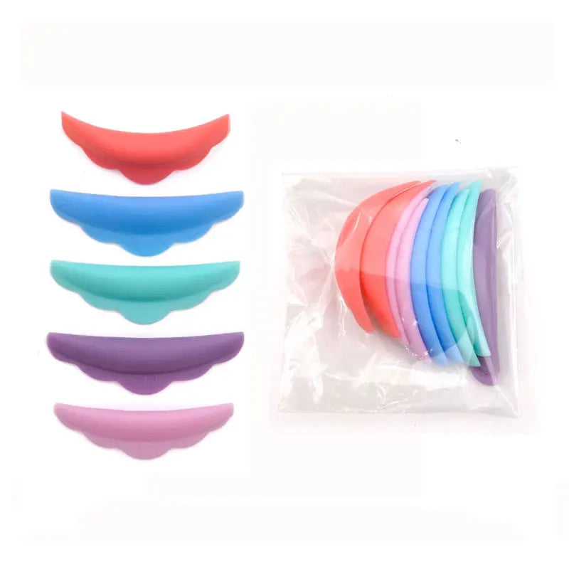 5Pairs Silicone Eyelash Perming Rod Shield lamination Pad Lash Lift Kit 3D Lashes Extension Curler Accessories Makeup Tools