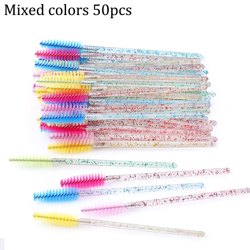 New Professional Eyebrow Brush Mascara Stick Wand Applicator Eye Lashes Extension Tool Cosmetic Brushes Set Beauty Makeup Tools