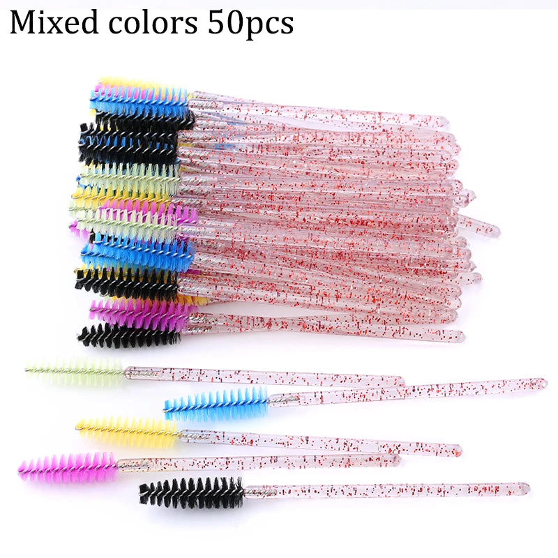 New Professional Eyebrow Brush Mascara Stick Wand Applicator Eye Lashes Extension Tool Cosmetic Brushes Set Beauty Makeup Tools
