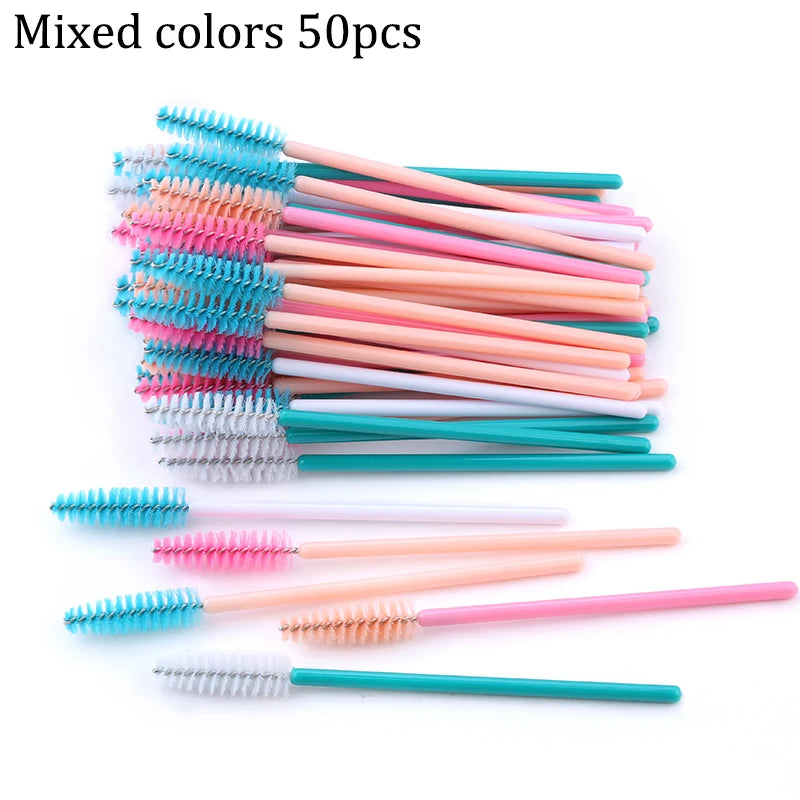 New Professional Eyebrow Brush Mascara Stick Wand Applicator Eye Lashes Extension Tool Cosmetic Brushes Set Beauty Makeup Tools