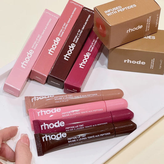 Rhode Lip Glosses Plump Moisturizing Lip Glaze Essence Gel Oil Long Lasting Nourishing Lipstick Care Products For Women Girls