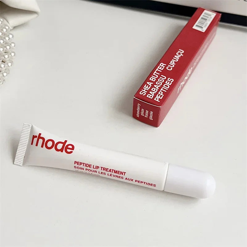 Rhode Lip Glosses Plump Moisturizing Lip Glaze Essence Gel Oil Long Lasting Nourishing Lipstick Care Products For Women Girls