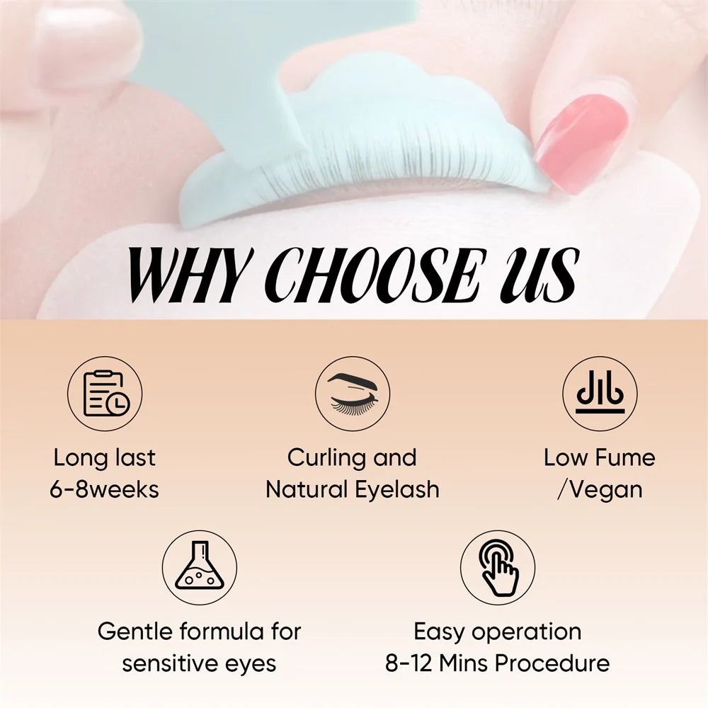 Libeauty Lash Lift And Brow Dye Tint Kit Lifting Eyelashes Brow Lamination Lash Lifting Set Eyes 5 To 8 Weeks Makeup Tools