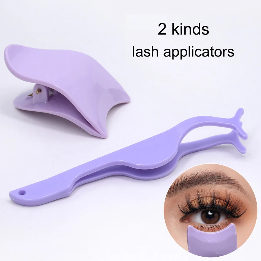 False Eyelashes Applicators Tool Set Eye Lash Clips Eyelashes Extension Apply Clips Lashes Makeup Tools Kit