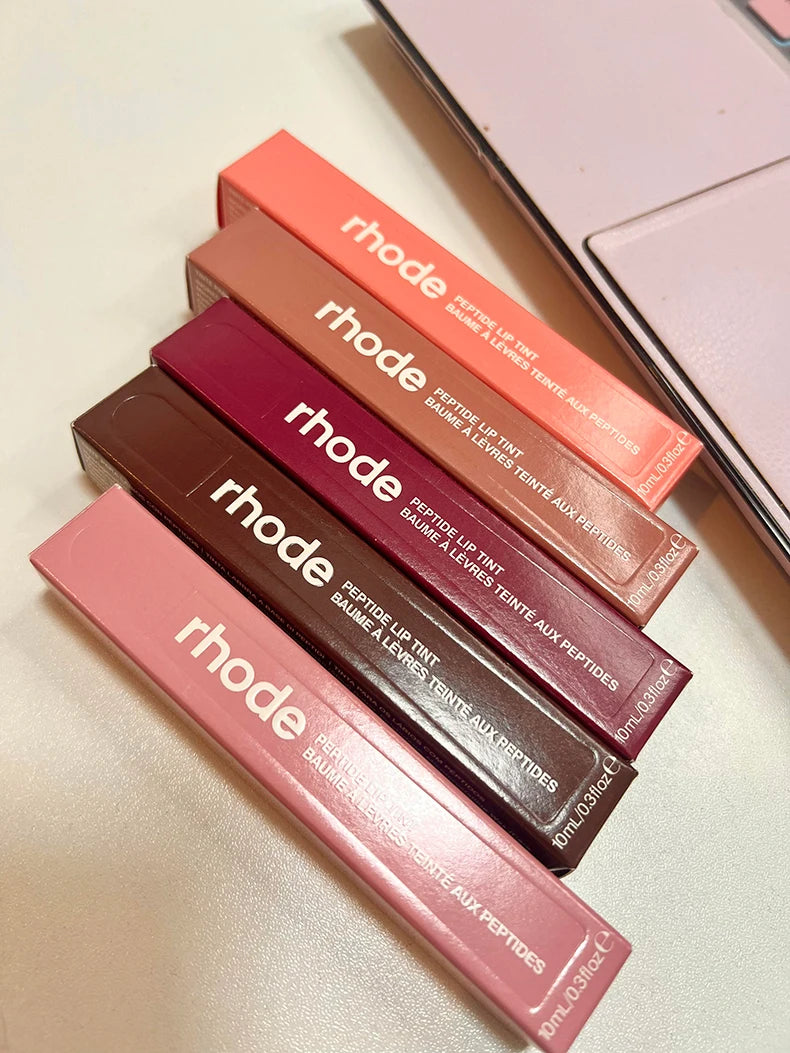 Rhode Lip Glosses Plump Moisturizing Lip Glaze Essence Gel Oil Long Lasting Nourishing Lipstick Care Products For Women Girls