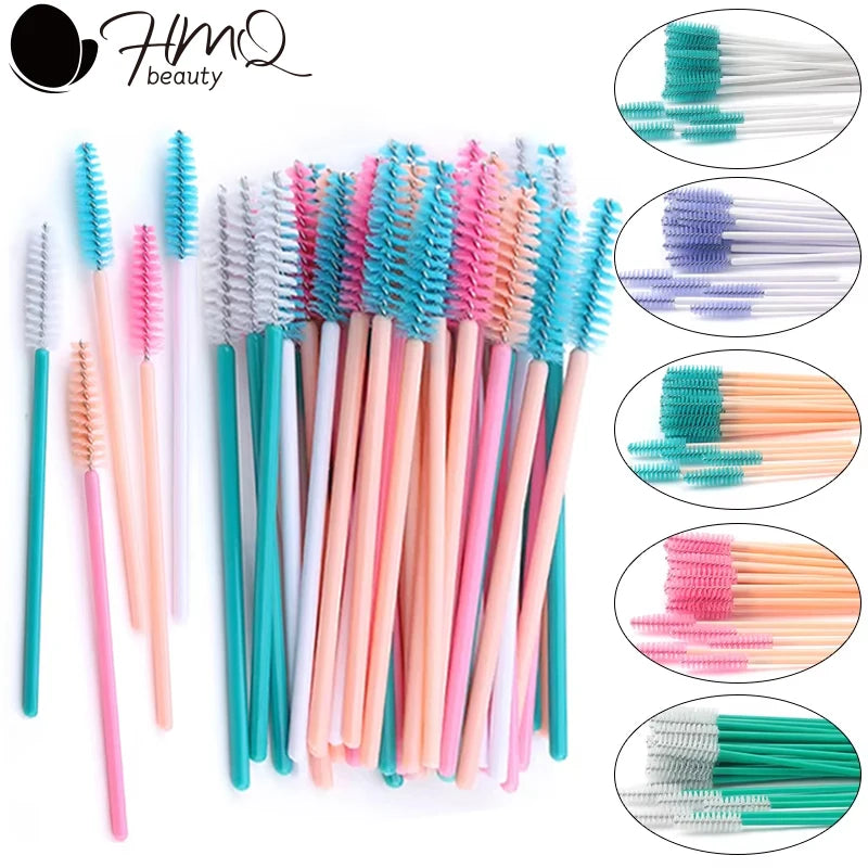 New Professional Eyebrow Brush Mascara Stick Wand Applicator Eye Lashes Extension Tool Cosmetic Brushes Set Beauty Makeup Tools