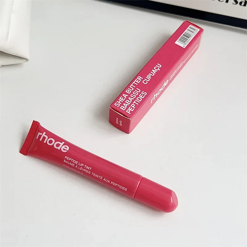 Rhode Lip Glosses Plump Moisturizing Lip Glaze Essence Gel Oil Long Lasting Nourishing Lipstick Care Products For Women Girls