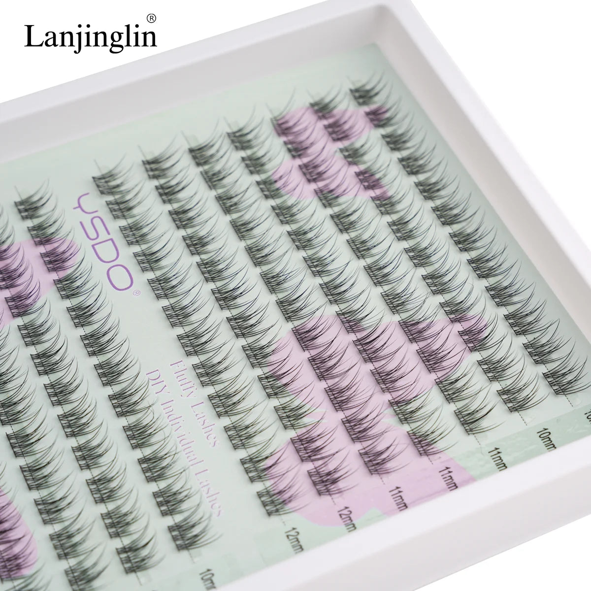 New 14 Rows Individual Lashes Kit 8-16mm Clusters Lash Bond and Seal Makeup Tools DIY Lashes Extension Set maquillaje Faux Cils