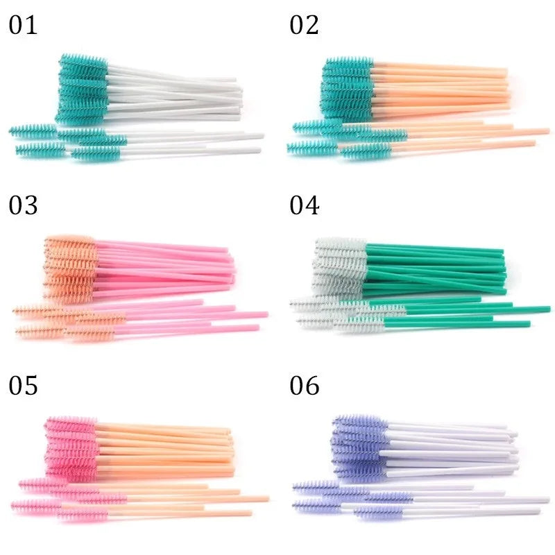 New Professional Eyebrow Brush Mascara Stick Wand Applicator Eye Lashes Extension Tool Cosmetic Brushes Set Beauty Makeup Tools