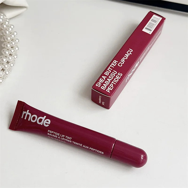 Rhode Lip Glosses Plump Moisturizing Lip Glaze Essence Gel Oil Long Lasting Nourishing Lipstick Care Products For Women Girls